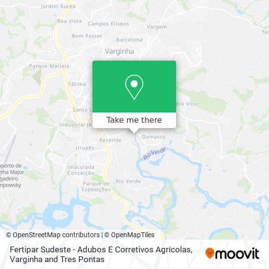Fertipar Sudeste - Adubos E Corretivos Agrícolas map