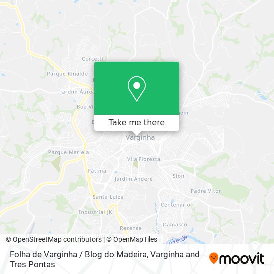 Folha de Varginha / Blog do Madeira map