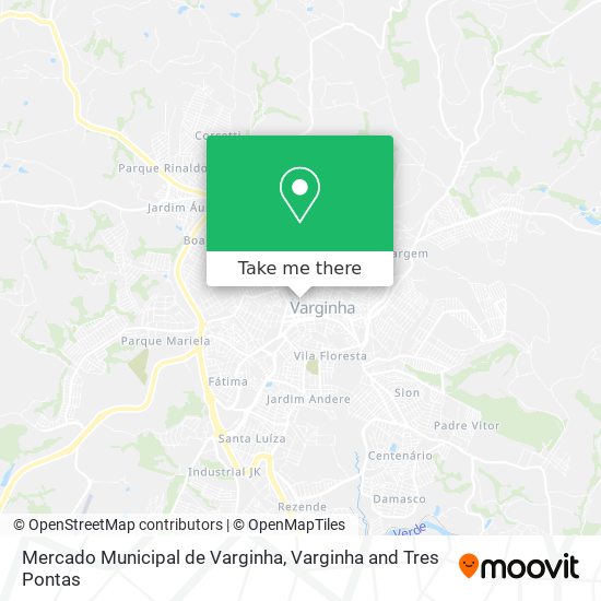 Mercado Municipal de Varginha map