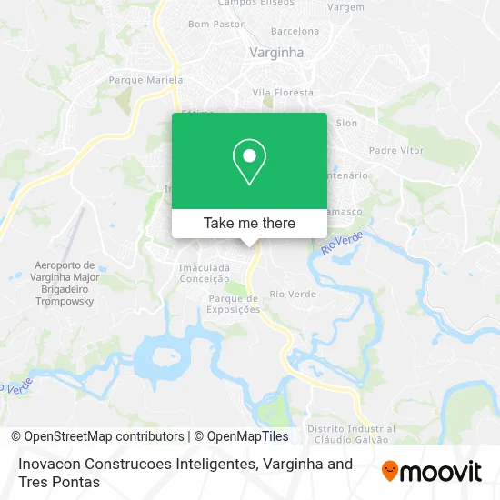Inovacon Construcoes Inteligentes map