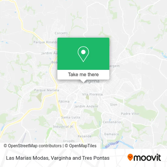 Las Marias Modas map
