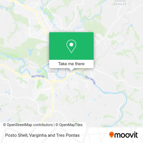 Posto Shell map