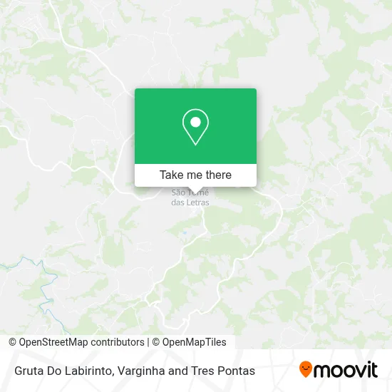 Gruta Do Labirinto map