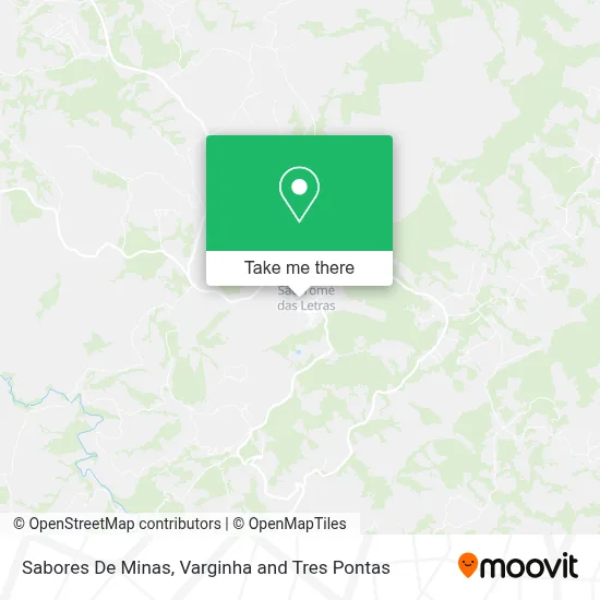 Sabores De Minas map
