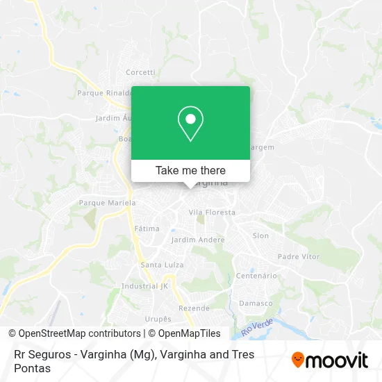 Rr Seguros - Varginha (Mg) map