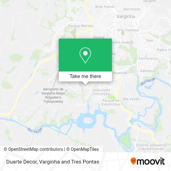 Duarte Decor map
