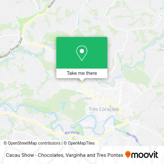 Cacau Show - Chocolates map