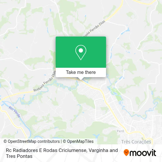 Rc Radiadores E Rodas Criciumense map