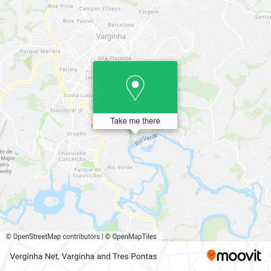 Verginha Net map