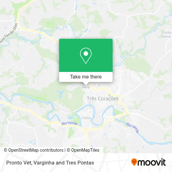 Pronto Vet map