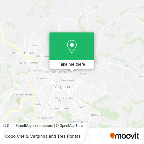 Copo Cheio map
