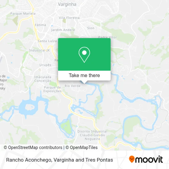 Rancho Aconchego map