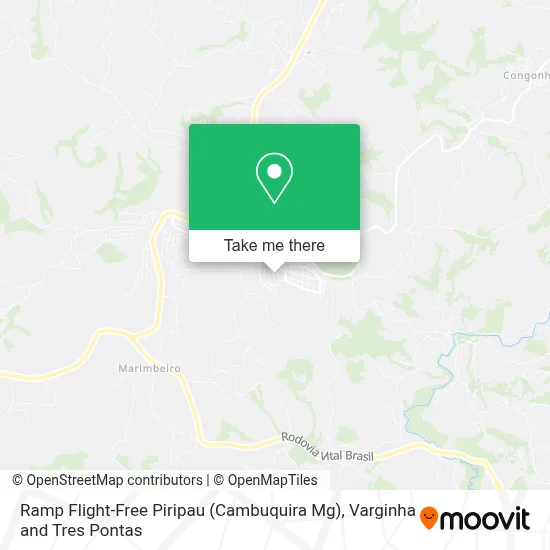 Ramp Flight-Free Piripau (Cambuquira Mg) map