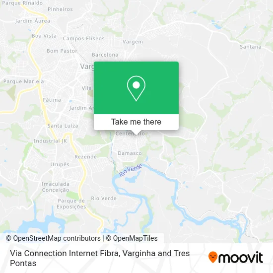 Via Connection Internet Fibra map
