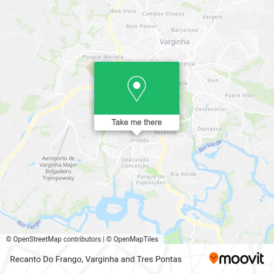 Recanto Do Frango map