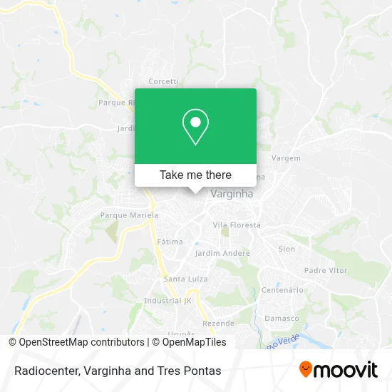 Radiocenter map