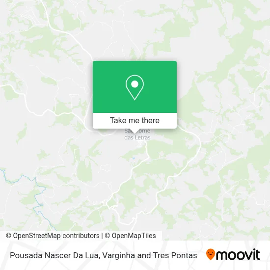Pousada Nascer Da Lua map