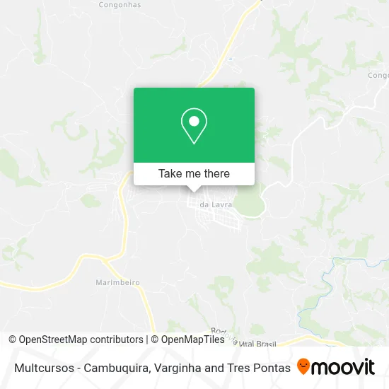 Multcursos - Cambuquira map