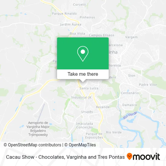 Cacau Show - Chocolates map