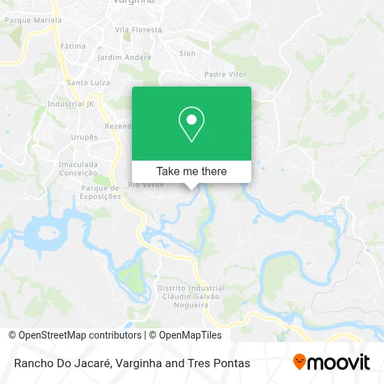 Rancho Do Jacaré map