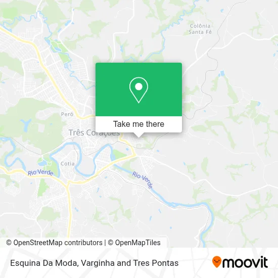 Esquina Da Moda map