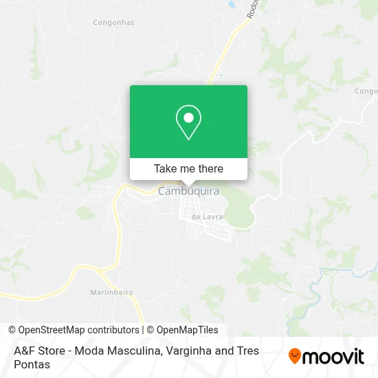 A&F Store - Moda Masculina map