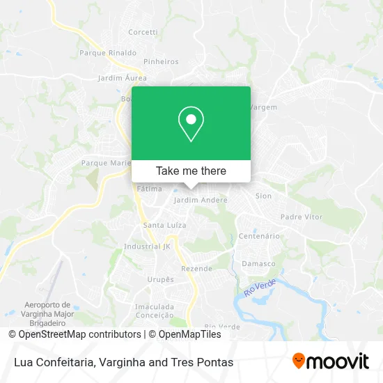 Lua Confeitaria map