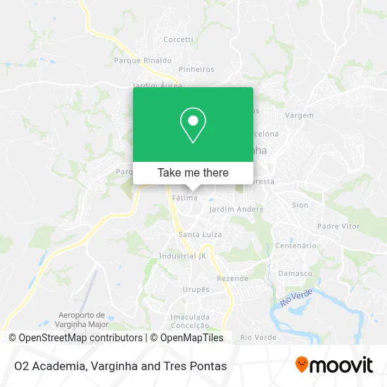 O2 Academia map