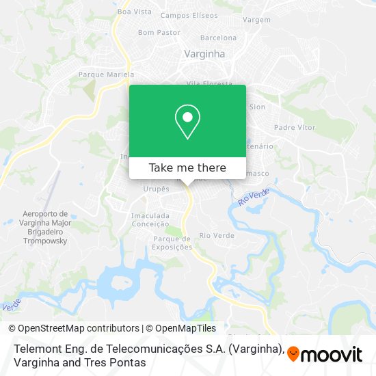 Telemont Eng. de Telecomunicações S.A. (Varginha) map
