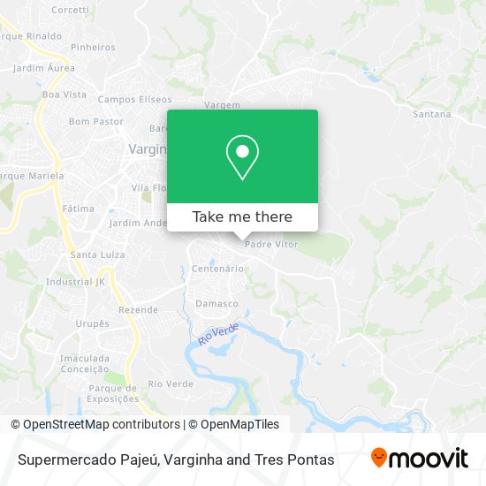 Mapa Supermercado Pajeú