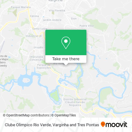 Clube Olimpico Rio Verde map
