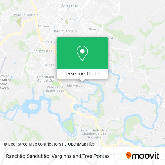 Ranchão Sandubão map