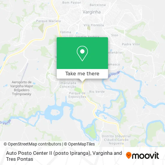 Auto Posto Center II (posto Ipiranga) map