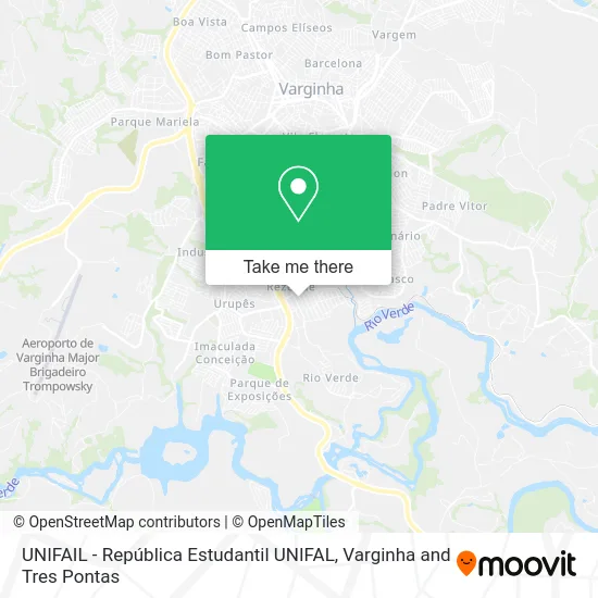 UNIFAIL - República Estudantil UNIFAL map