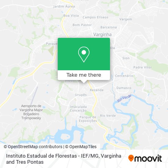Instituto Estadual de Florestas - IEF / MG map