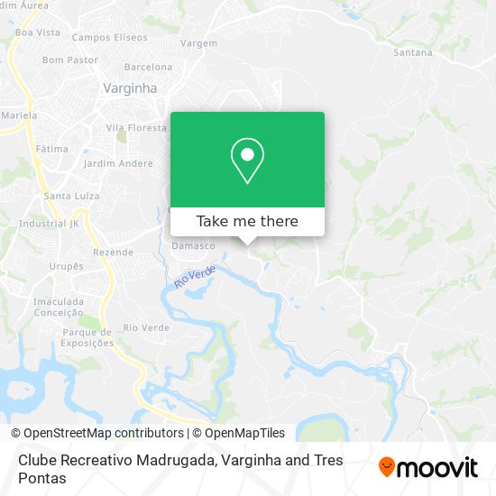Clube Recreativo Madrugada map