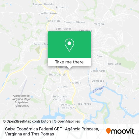 Caixa Econômica Federal CEF - Agência Princesa map