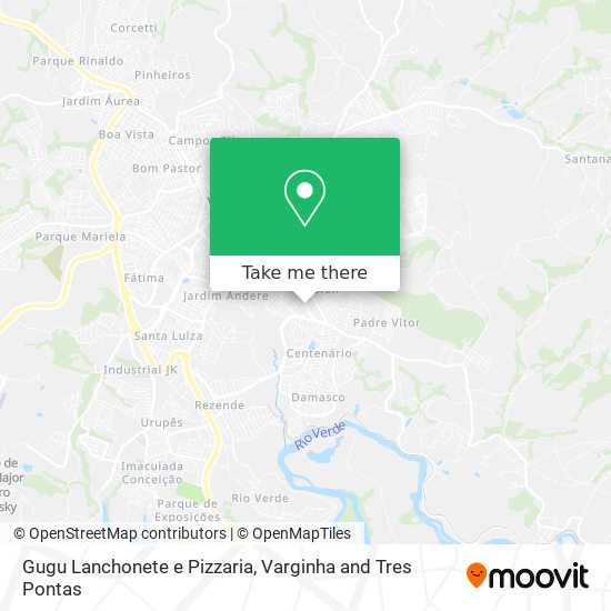 Gugu Lanchonete e Pizzaria map