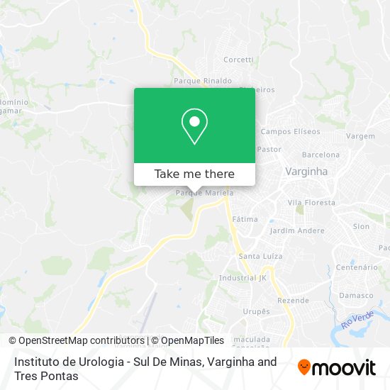 Instituto de Urologia - Sul De Minas map