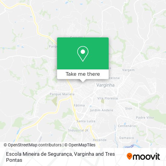 Escola Mineira de Segurança map