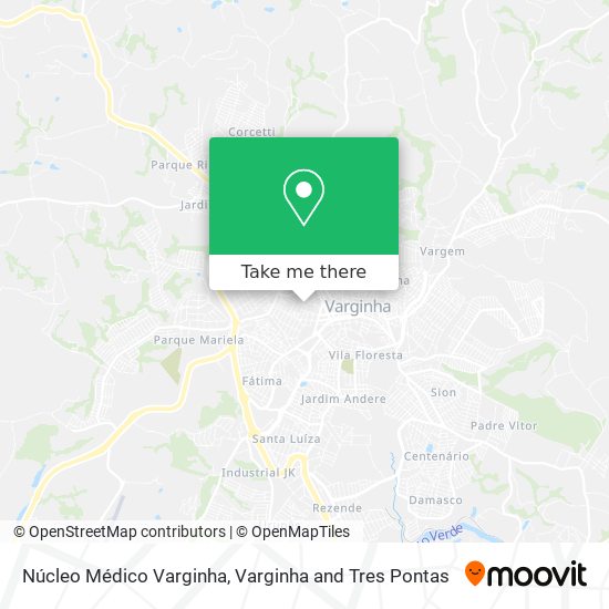 Núcleo Médico Varginha map