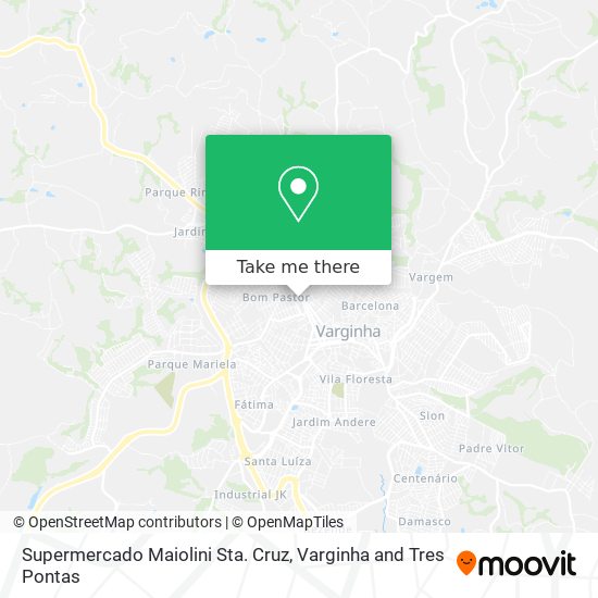 Supermercado Maiolini Sta. Cruz map