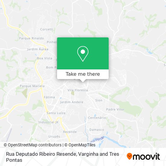 Mapa Rua Deputado  Ribeiro Resende