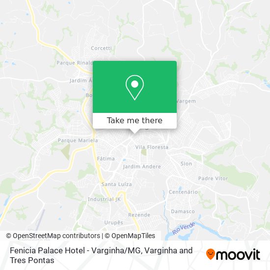 Fenicia Palace Hotel - Varginha / MG map
