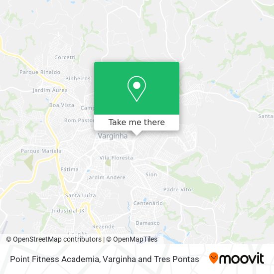 Point Fitness Academia map