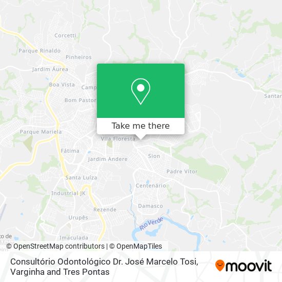 Consultório Odontológico Dr. José Marcelo Tosi map