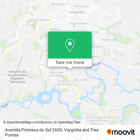Avenida Princesa do Sul 2600 map