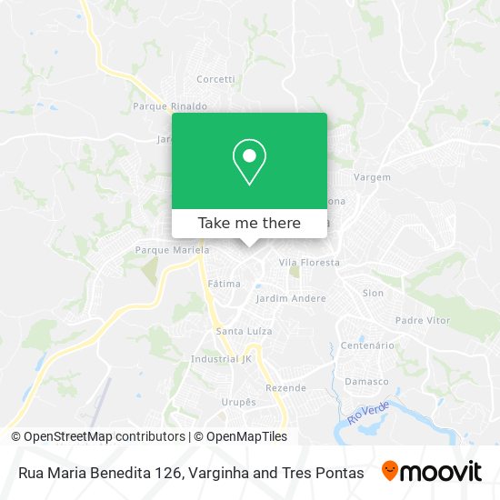 Rua Maria Benedita 126 map
