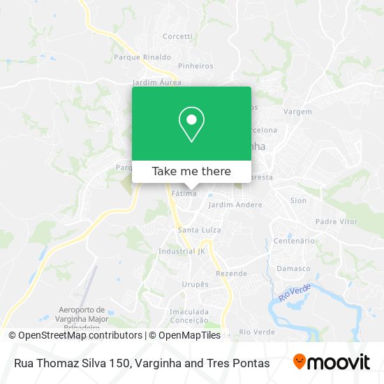 Rua Thomaz Silva 150 map