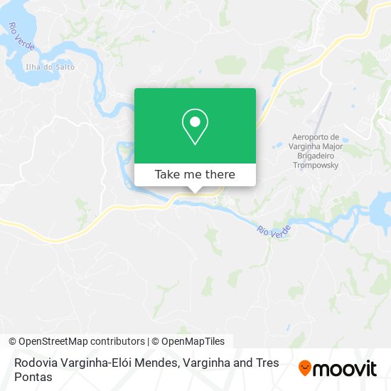Rodovia Varginha-Elói Mendes map